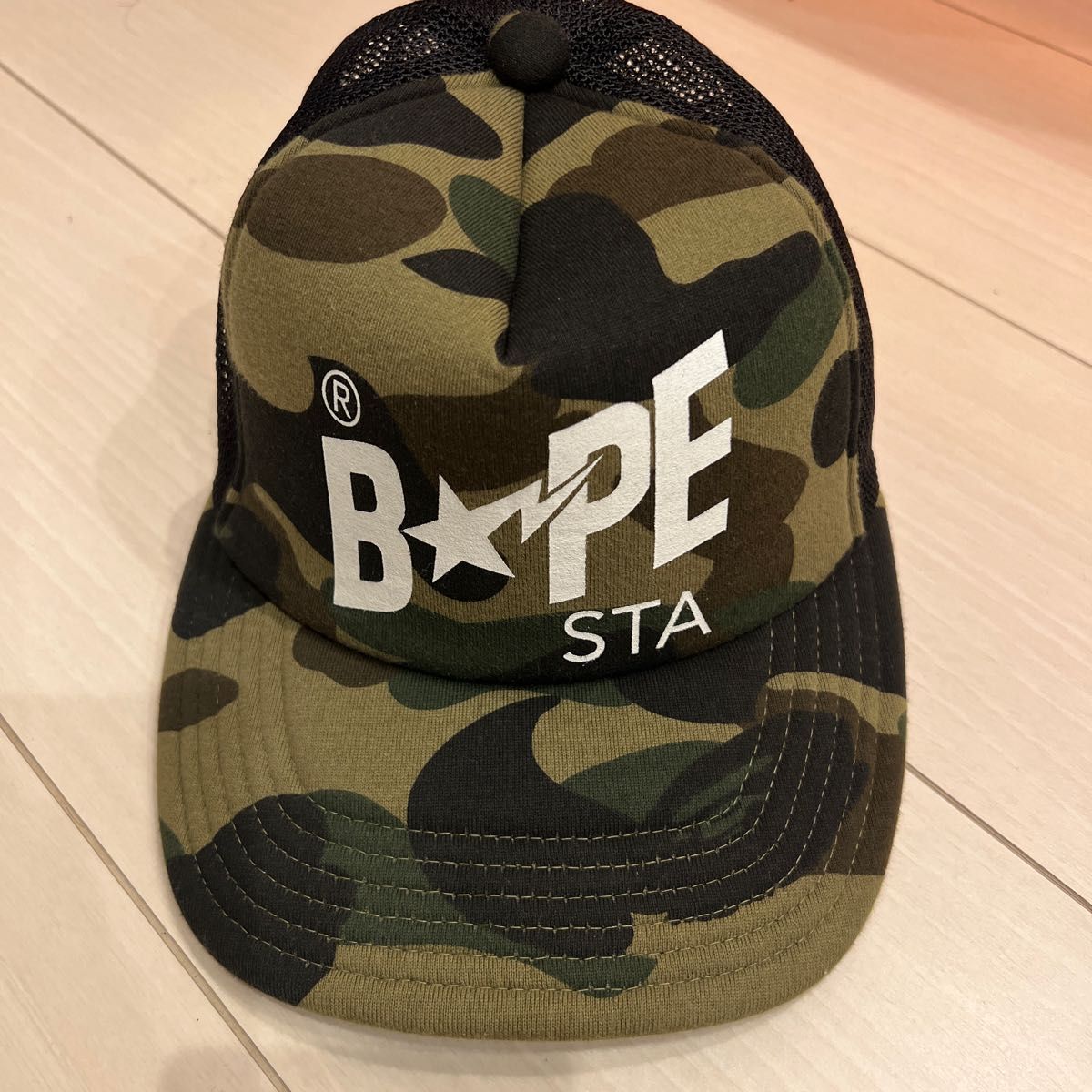 BAPE 迷彩 メッシュキャップ 大幅値下げ中 bape メッシュキャップ 迷彩|Yahoo!フリマ(旧