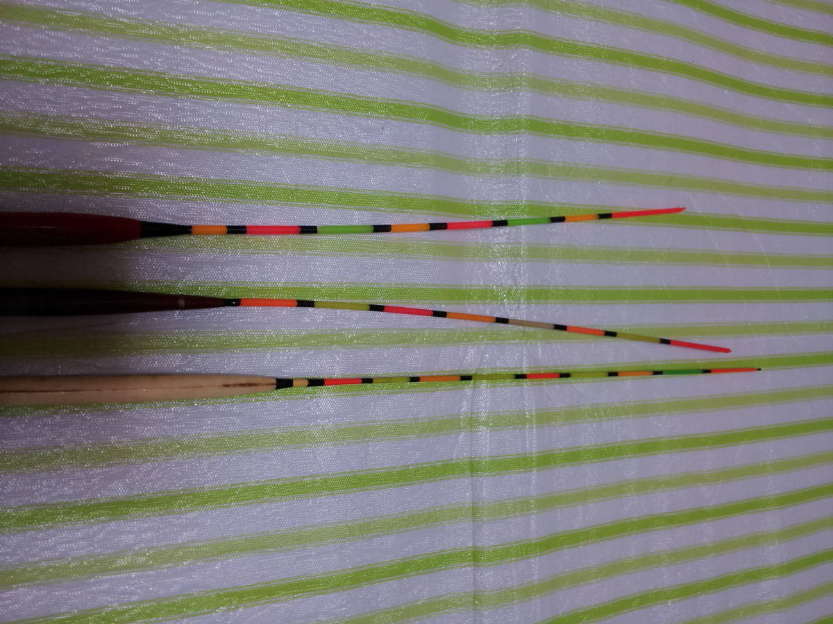 * used fishing gear rod-float length approximately 39~43.3 pcs set *