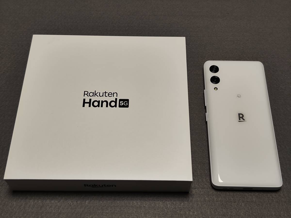 楽天ハンド Rakuten Hand 5G ホワイト 本体 一括 残債無し 使用浅 中古