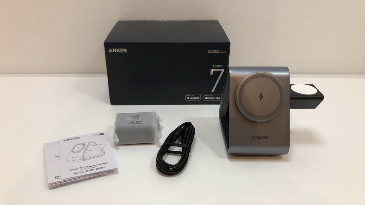 何でも揃う MagGo 737 ANKER 美品！ Charger (3) 3つ同時充電可能