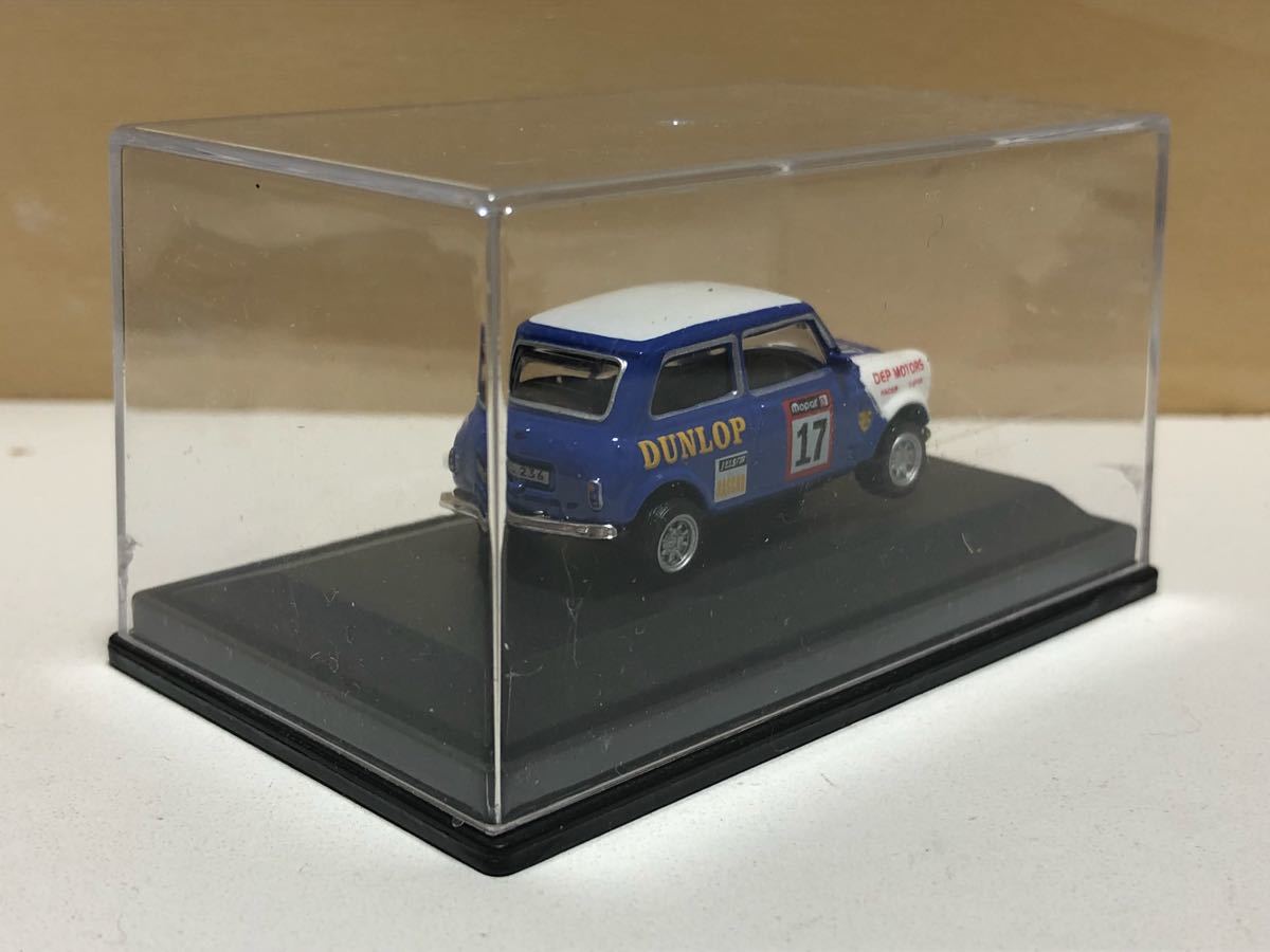  prompt decision have *1/72 Hongwell MINI Mini Cooper Rally car #17 blue * minicar 