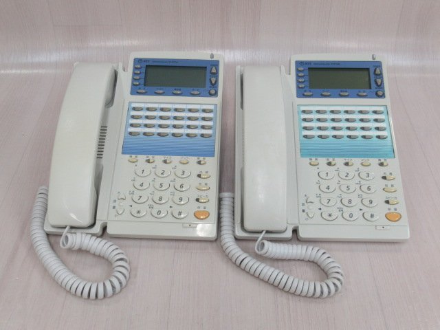 YG 698 o 保証有 NTT GX-(24)STEL-(1)(W) 24ボタンスター 標準電話機 動作OK 2台セット・祝10000 取引突破