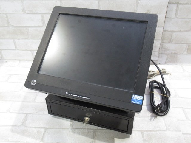 ☆Ω 新DC 0345♪ 保証有 TAKARA BELMONT/タカラベルモント HP RP7 Retail System Model 7800 SALONPOS ドロア 鍵付き_画像1