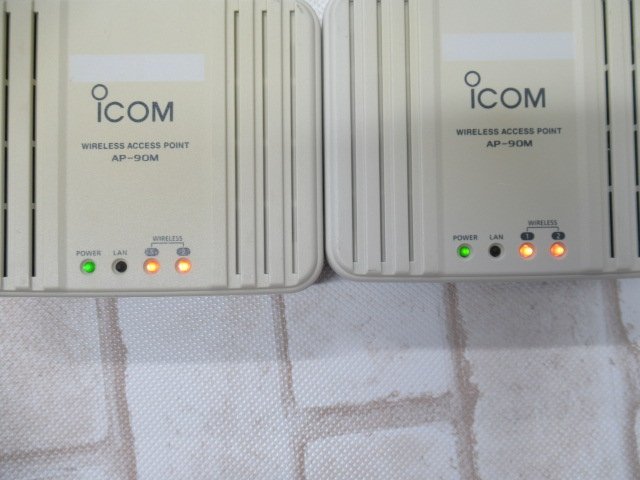 公式ショップ】 AP-90M icom【 保証有 0026m 新H Ω 】2台セット AC付
