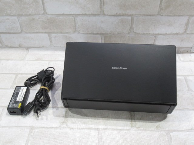 Ω 新DK1 0200♪ 保証有 FUJITSU【 FI-IX500A 】富士通 スキャナー ScanSnap ix500 15年製 25枚・50面/分 スキャン枚数473枚 AC付_画像1