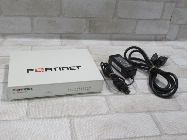 Ω 新FT 0048ｍ 保証有 Fortinet【 FG-60E 】Fortigate-60E UTM ライセンス23年10月20日迄 FW：v5.4.9 領収書発行可能_画像1