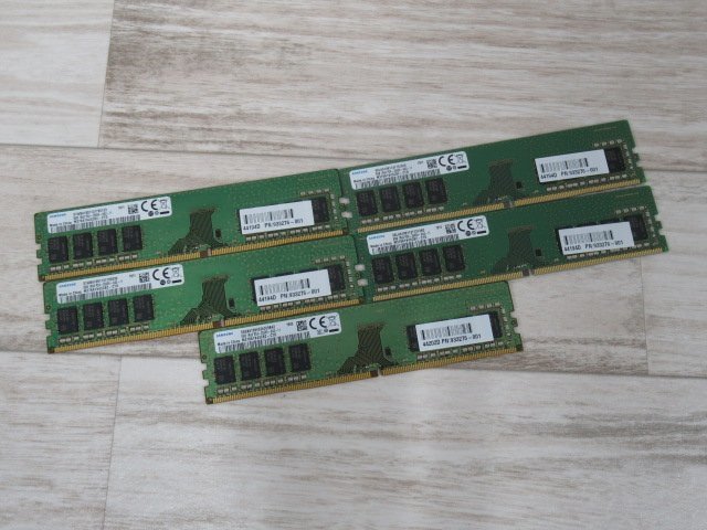 ・XPC 17326♪ 保証有 SAMSUNG【8GB DIMM】8GB 1Rx8 PC4-2666V-UA2-11 パソコン用 メモリ まとめて 8GB×5枚 領収書発行可能