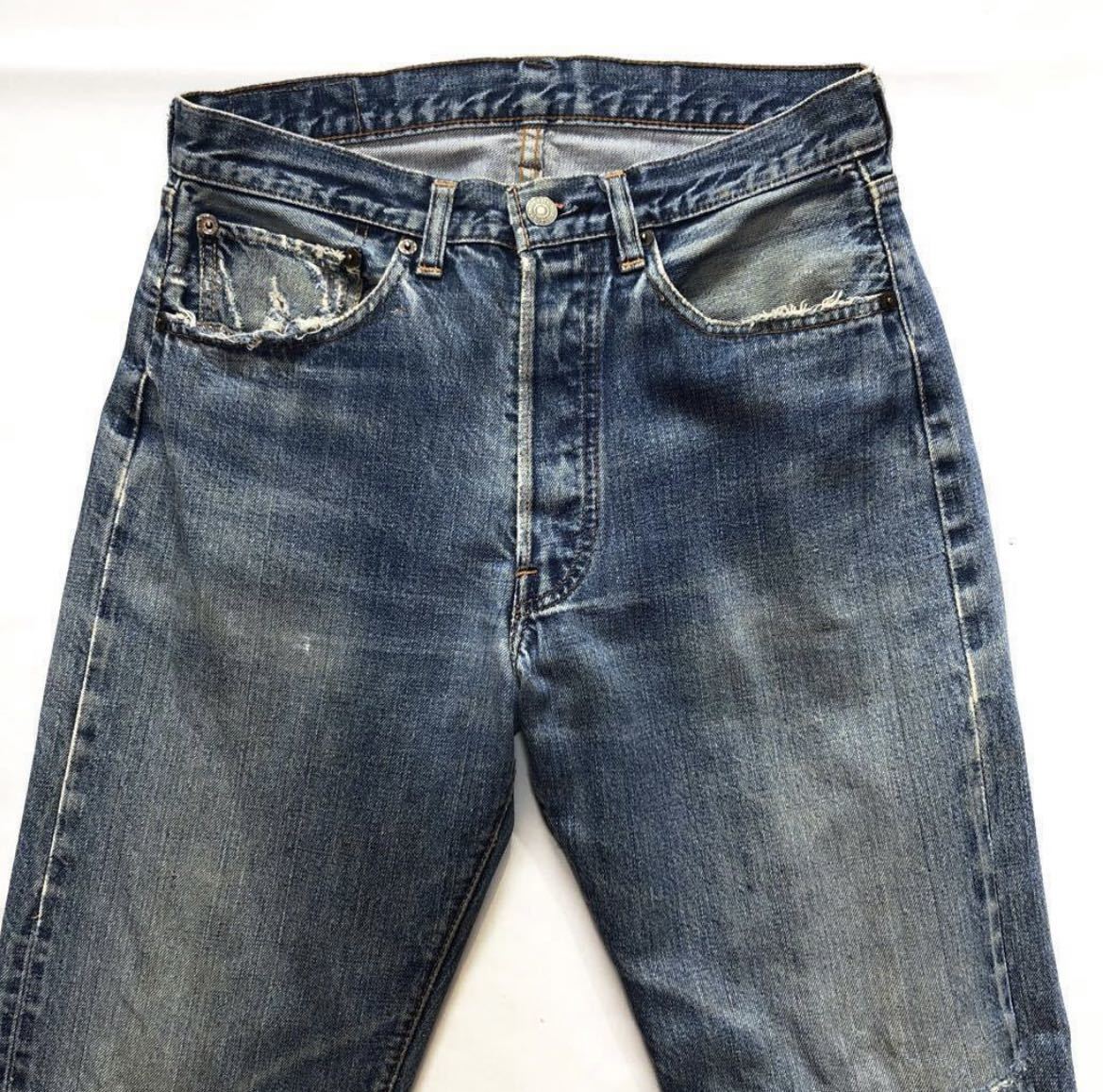 うのにもお得な 501 LEVIS 60s BIGE オリジナル トップボタン裏6