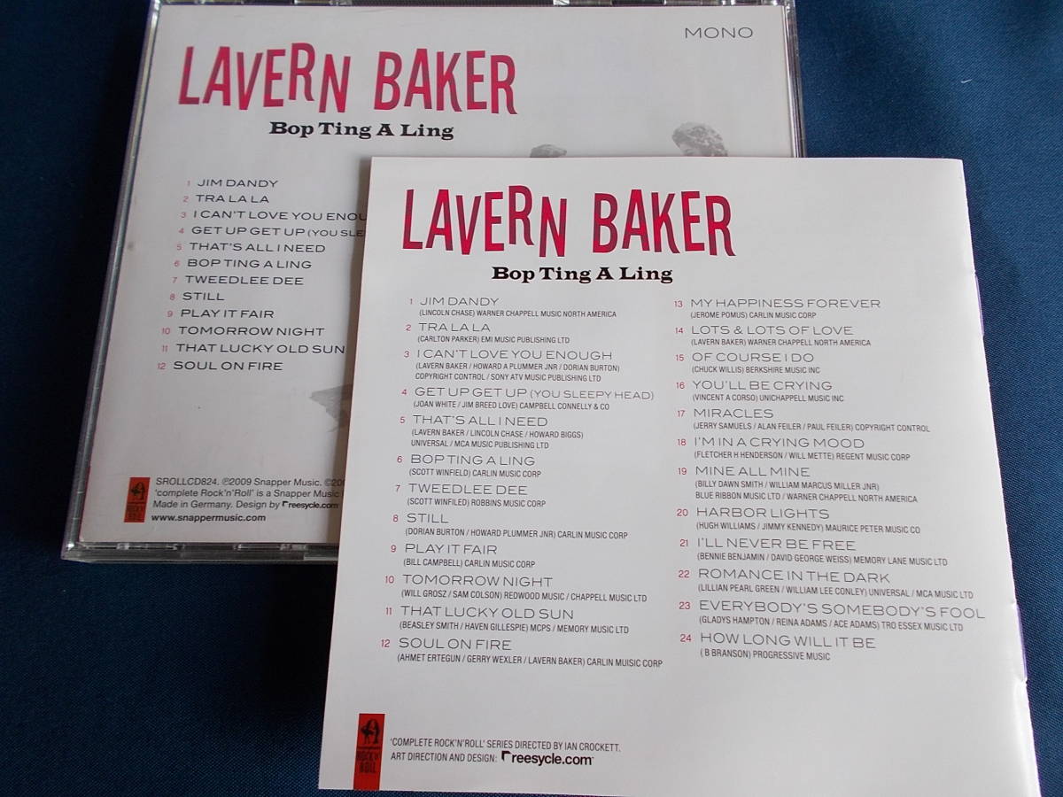 ラヴァーン・ベイカー Lavern Baker／BOP TING A LING 全24曲の画像2