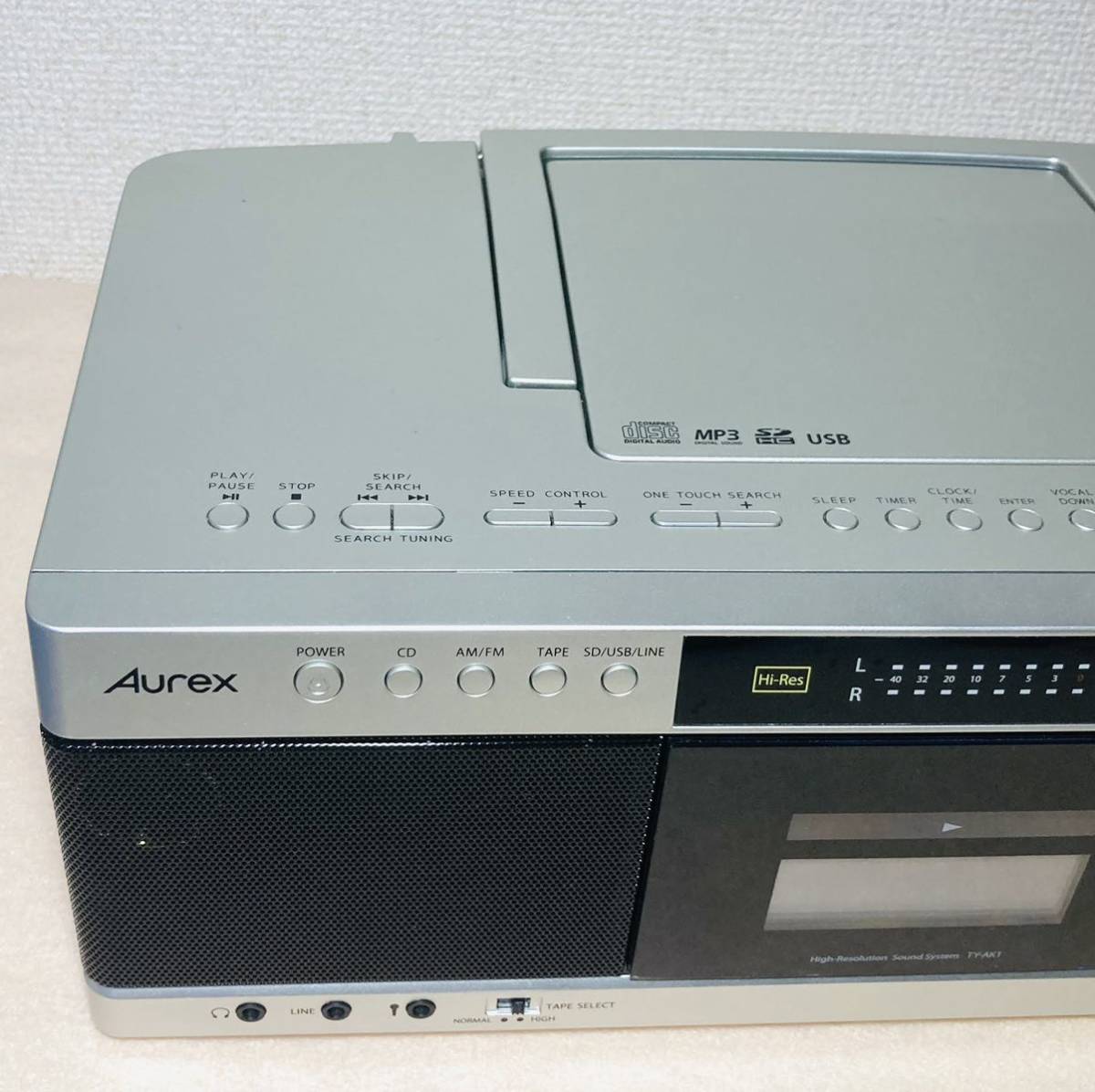 KGNY3291 TOSHIBA 東芝 Aurex オーレックス TY-AK1 SD USB CD ラジオ