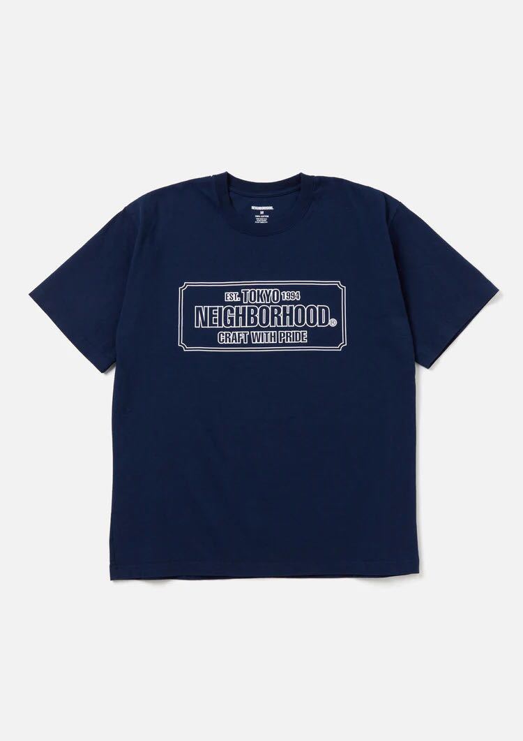 最安 M NEIGHBORHOOD NAVY 232PCNH-ST01 SS-1 TEE . NH 23AW 半袖T