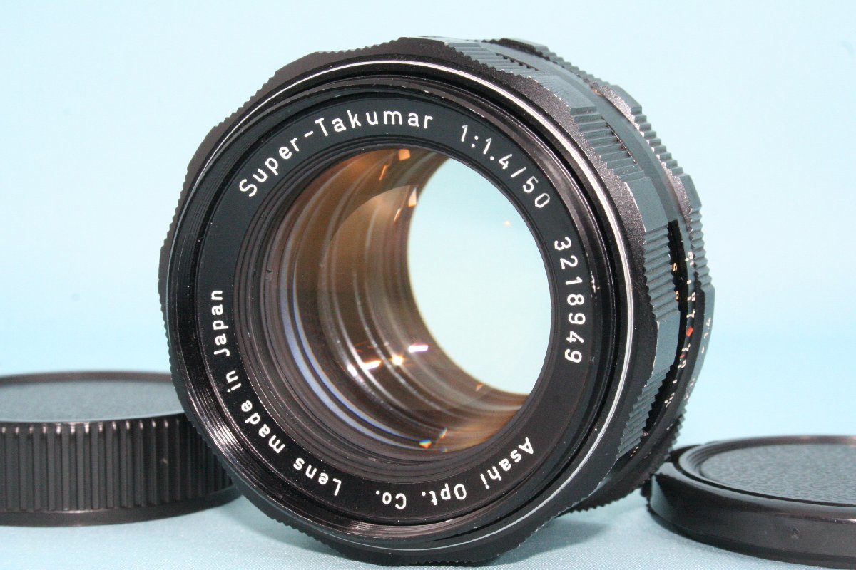 美品 Pentax Super Takumar 50mm f1.4 単焦点レンズ M42マウント