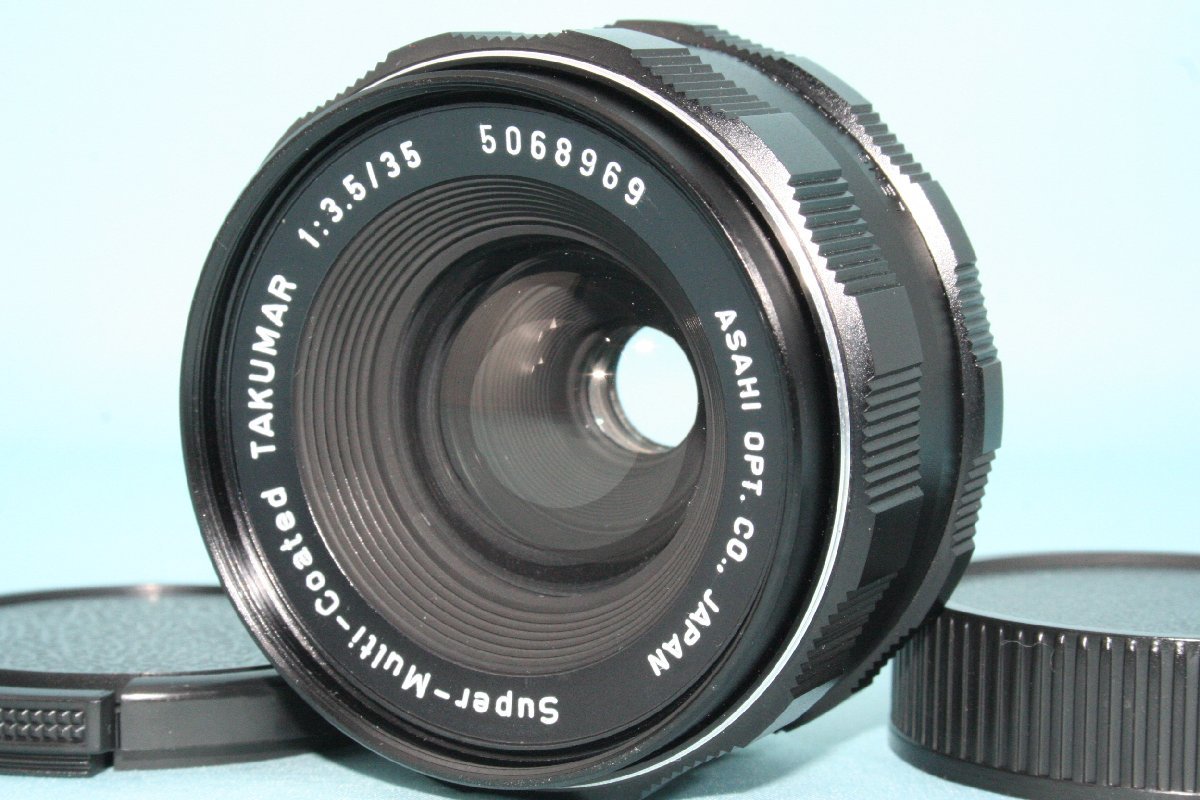 美品 Pentax Super-Multi-Coated Takumar 35mm f3.5 単焦点 広角レンズ