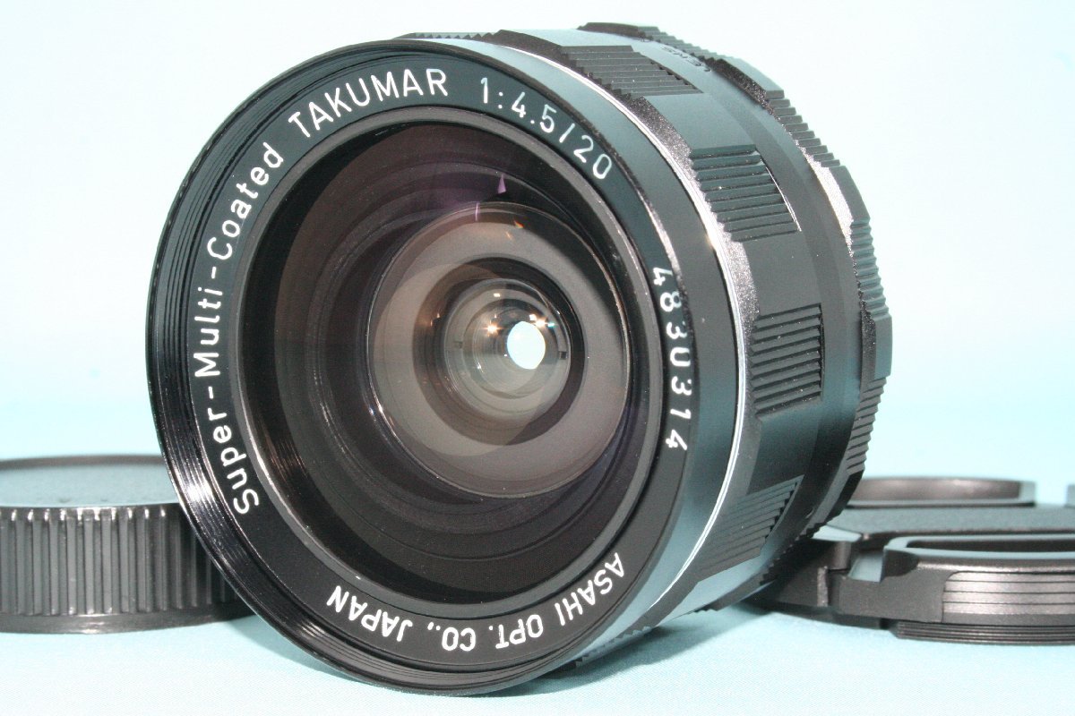 美品 Pentax Super-Multi-Coated Takumar 20mm f4.5 単焦点 広角レンズ