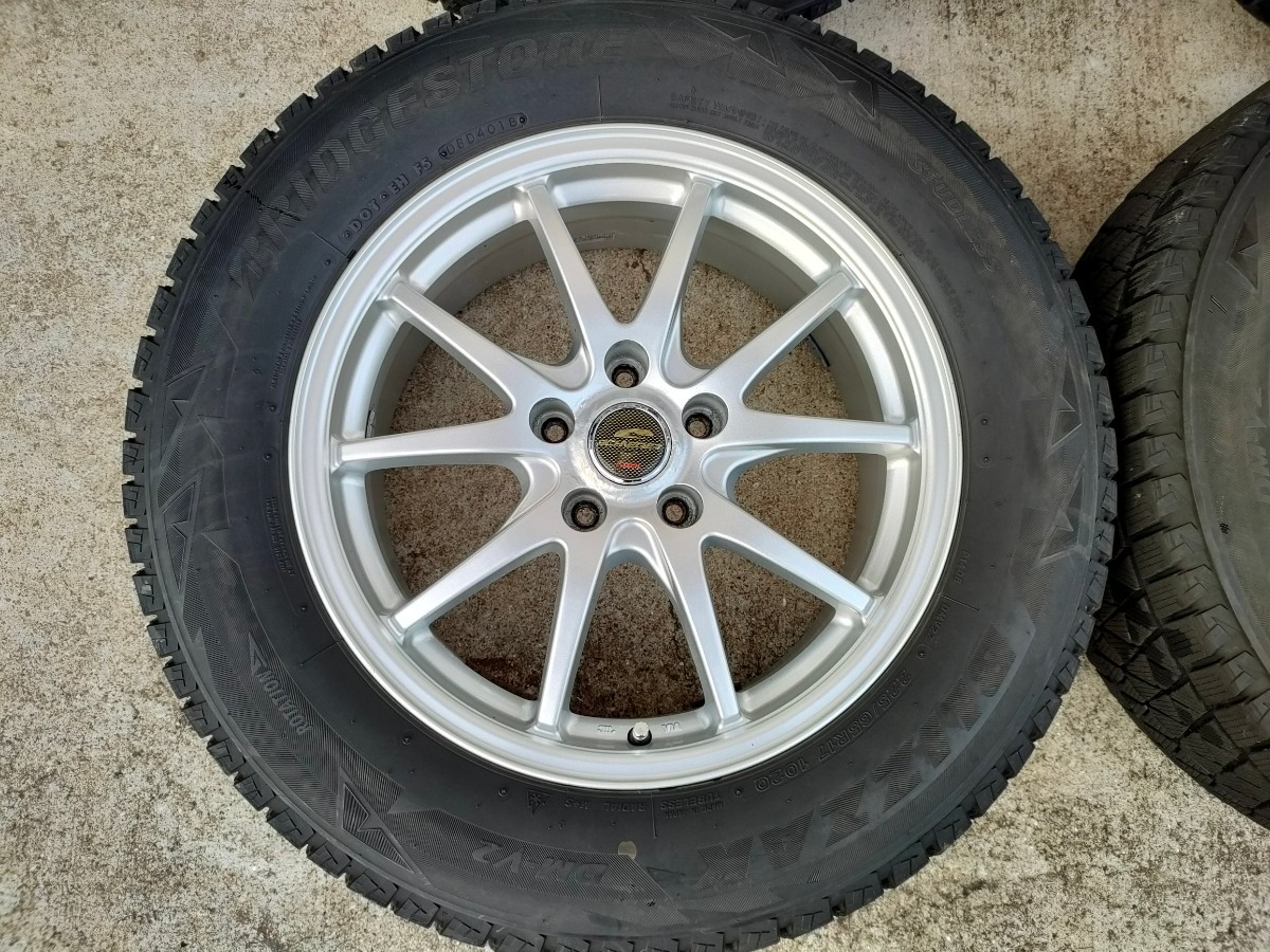 A-TECH SCHNEDER 17インチ　ホイール　スタッドレスタイヤセット　225/65R17 ブリザック_画像3