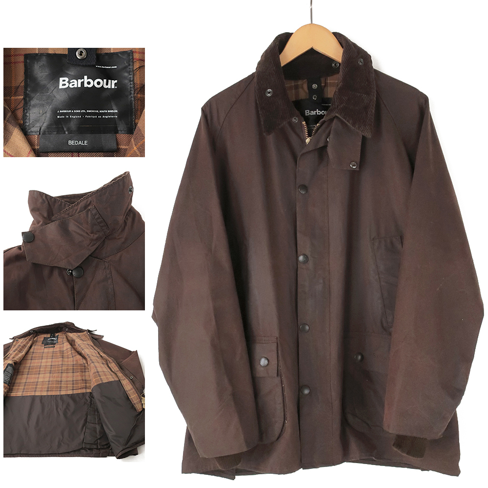 イングランド製 Barbour バブアー A321 BEDALE オイルドジャケット ブラウン C44(L) ビデイル_画像1