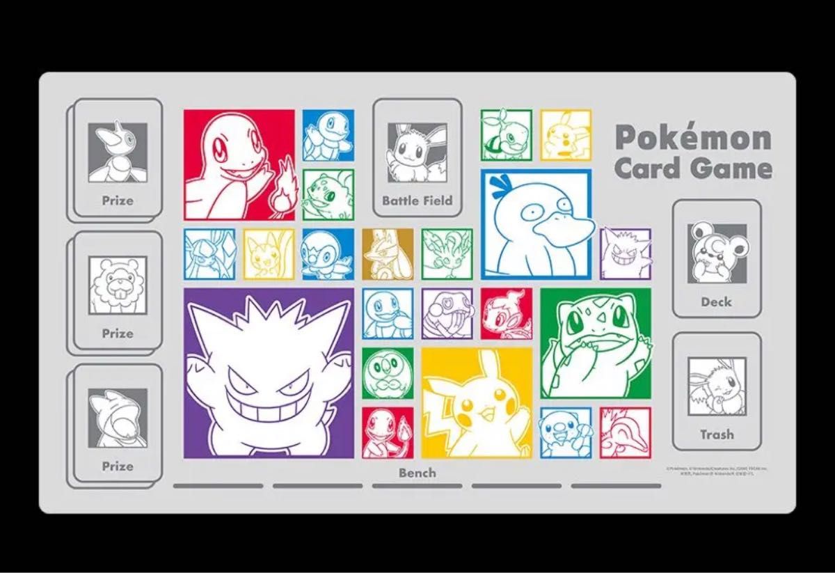 ポケモンカード 韓国限定プレイマット スクエア 美品 ポケカ ポケモンカード 韓国限定プレイマット スクエア 美品 ポケカ