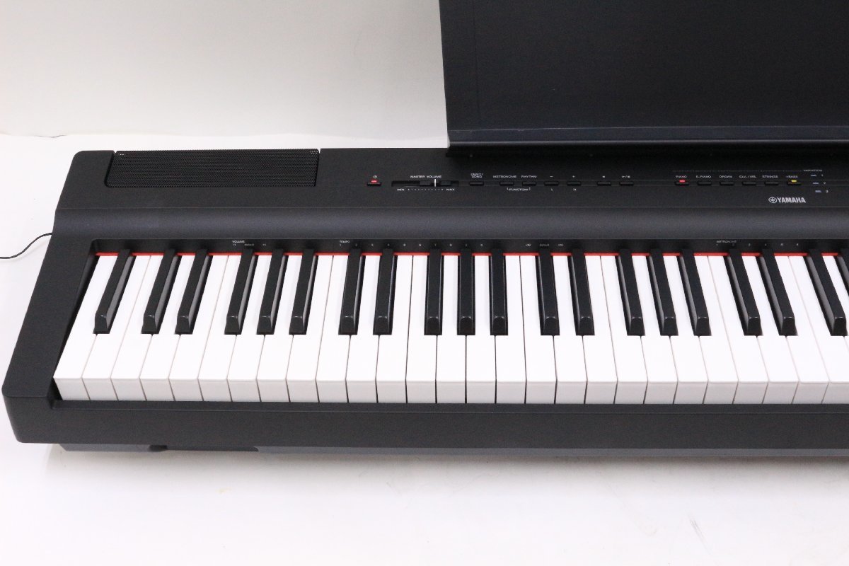 ○1円～ YAMAHA/ヤマハ ＊ 88鍵盤 ポータブル 電子ピアノ [P-125aB