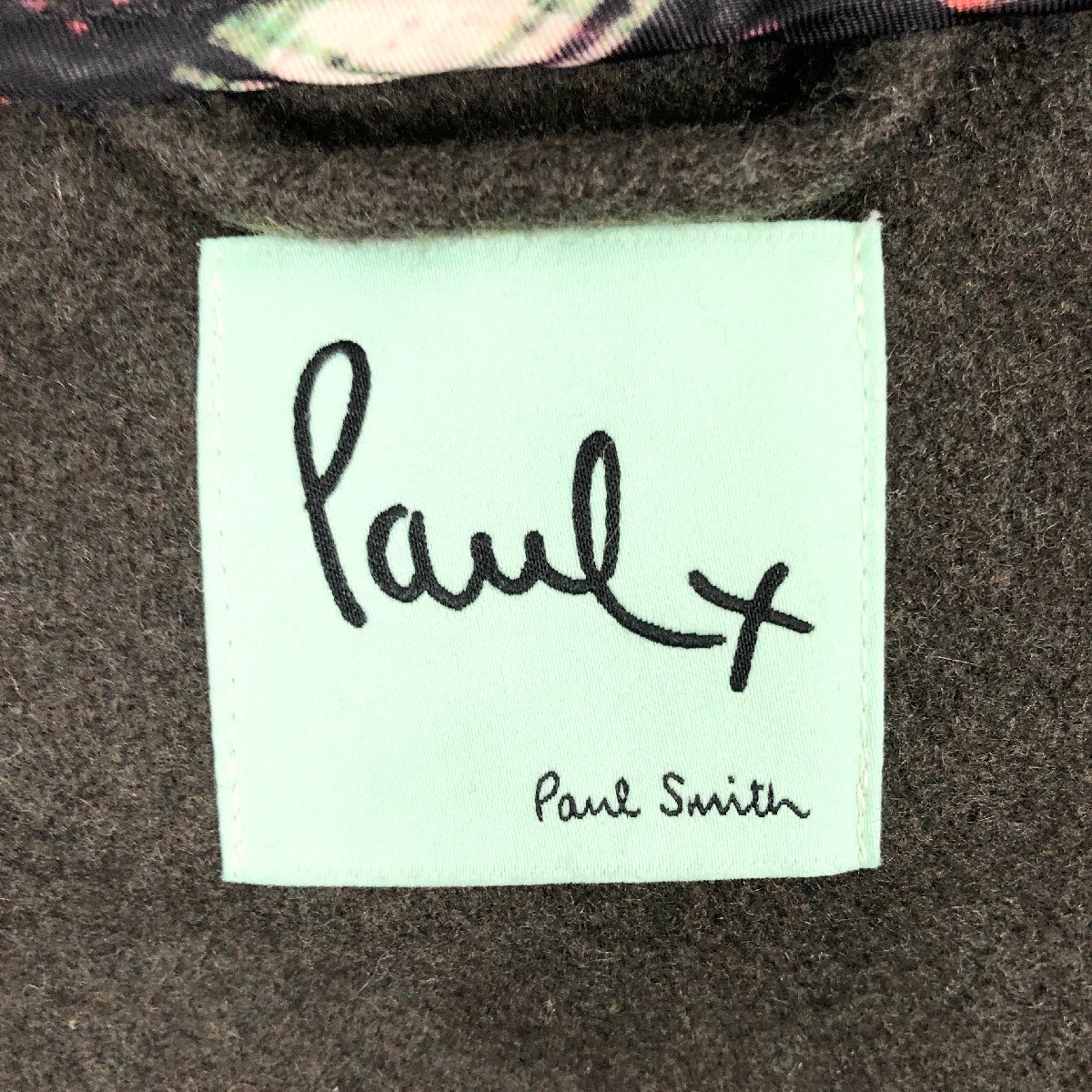 ▲【古着】Paul+ Paul Smith ポールスミス アウター ダッフルコート ショートコート こげ茶 サイズ38 レディース 0.78㎏_画像7