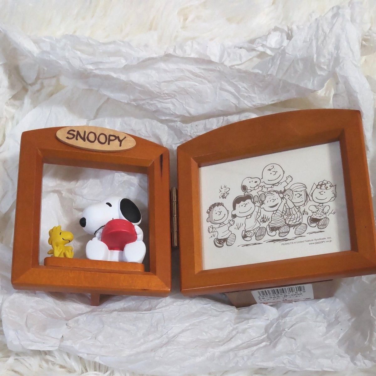 Sankyo Shoji/スヌーピー オルゴール&フォトフレーム 陶器 Sankyo Shoji/スヌーピー オルゴール&フォトフレーム 陶器