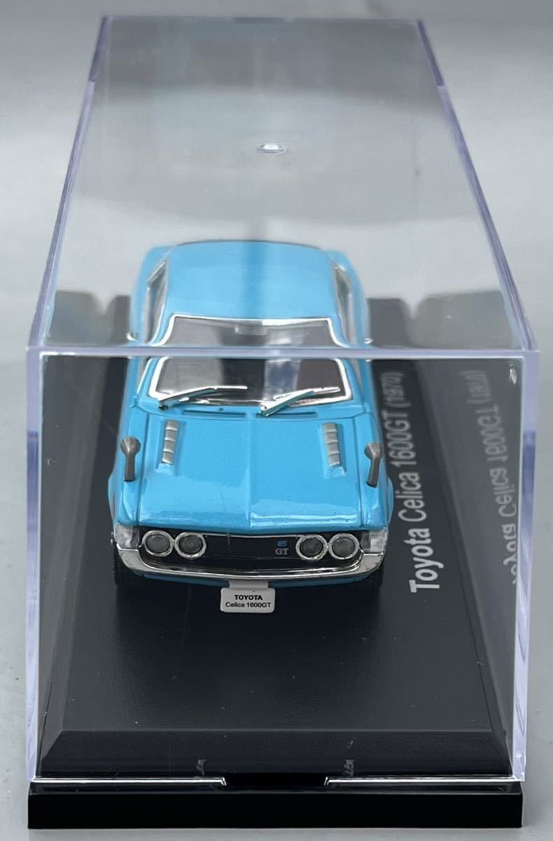 ◇国産名車コレクション トヨタ セリカ 1600GT（1970) 中古 ミニカー アシェット 1/43 旧車 水色_画像3