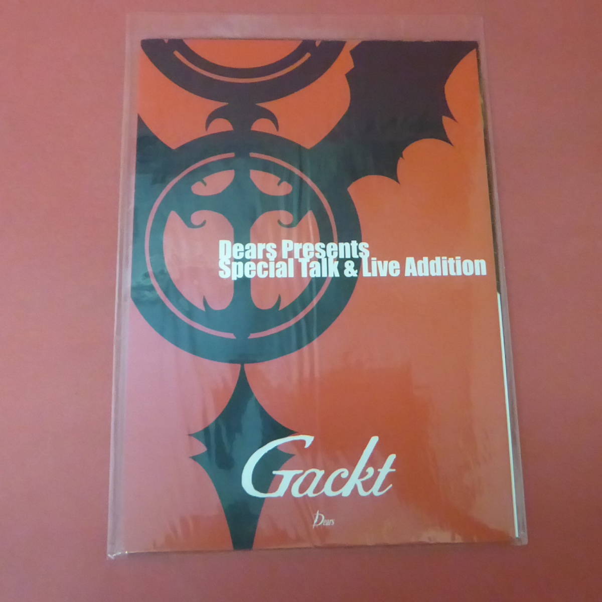 Q12-230913☆Gackt　Dears Presents Special Talk & Live Addition ツアーパンフレット_画像1