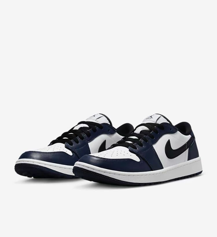 買い誠実 NIKE エアジョーダン1 LOW ゴルフ ミッドナイトネイビー 25cm