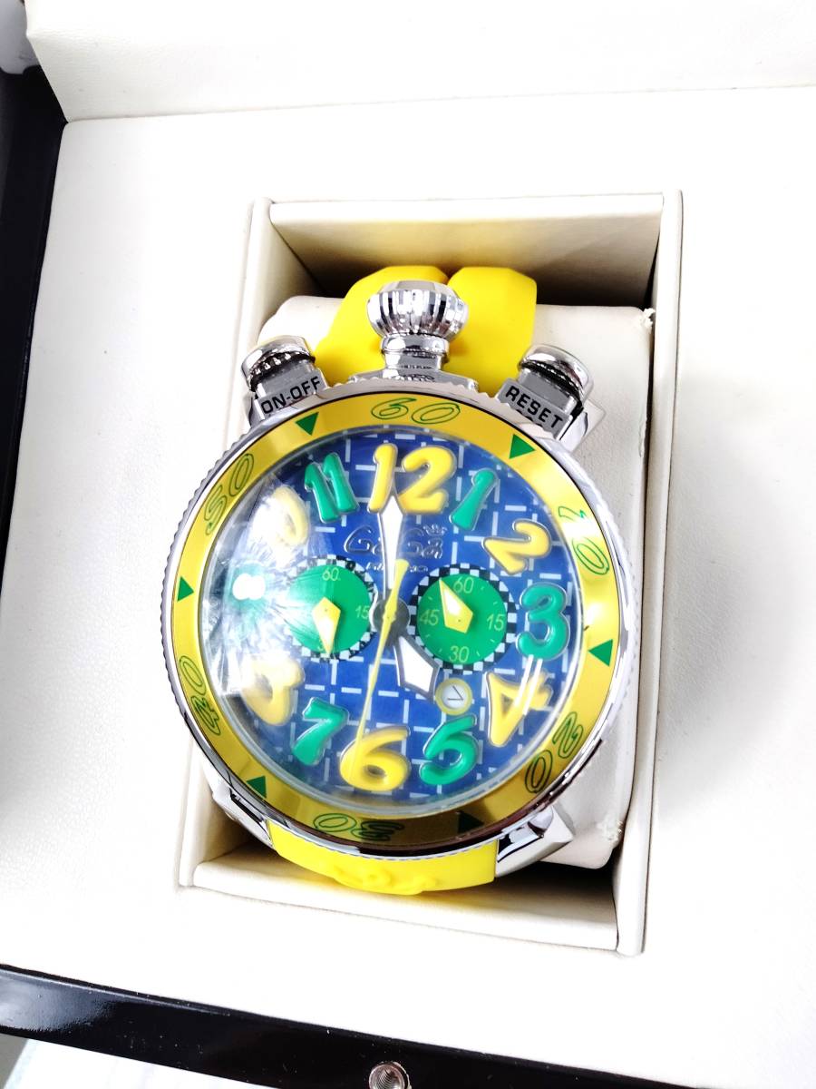  не использовался товар GaGa Milano наручные часы мужские наручные часы [6050.LE.02] кварц руководство пользователя * карта имеется 