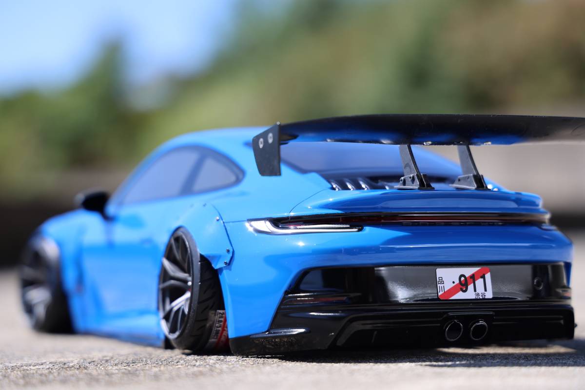 新製品 1/10 タミヤ ポルシェ 911 GT-3 (992) 改 オーバー 新製品 1/10 タミヤ ポルシェ 911 GT-3 (992) 改 オーバー