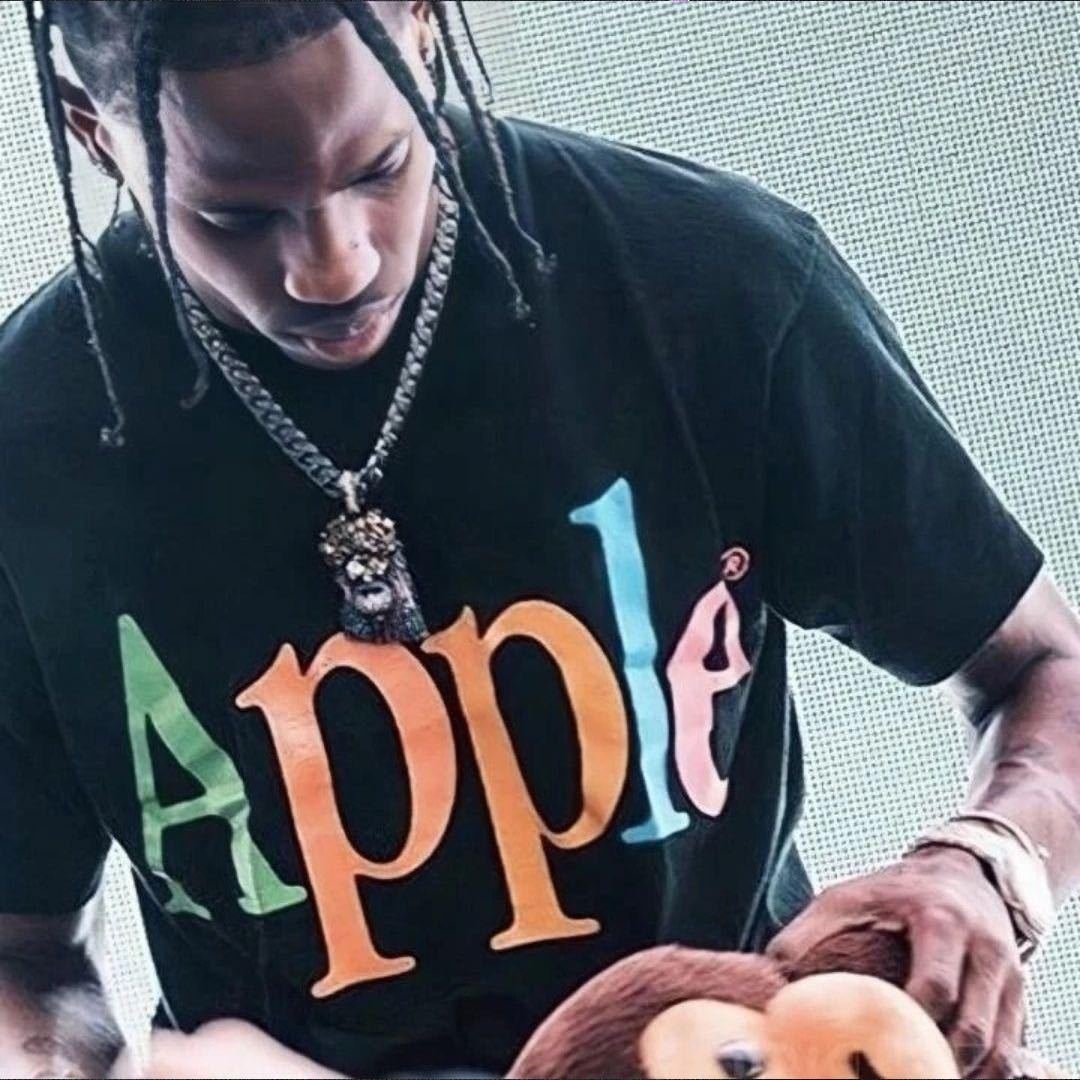 M Apple Tシャツ アップル 黒 ブラック トラビススコット 野村訓市_画像1