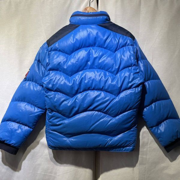 rare! 80s MILLET France made down jacket Vintage blue French rare! 80s MILLET France made down jacket Vintage blue French