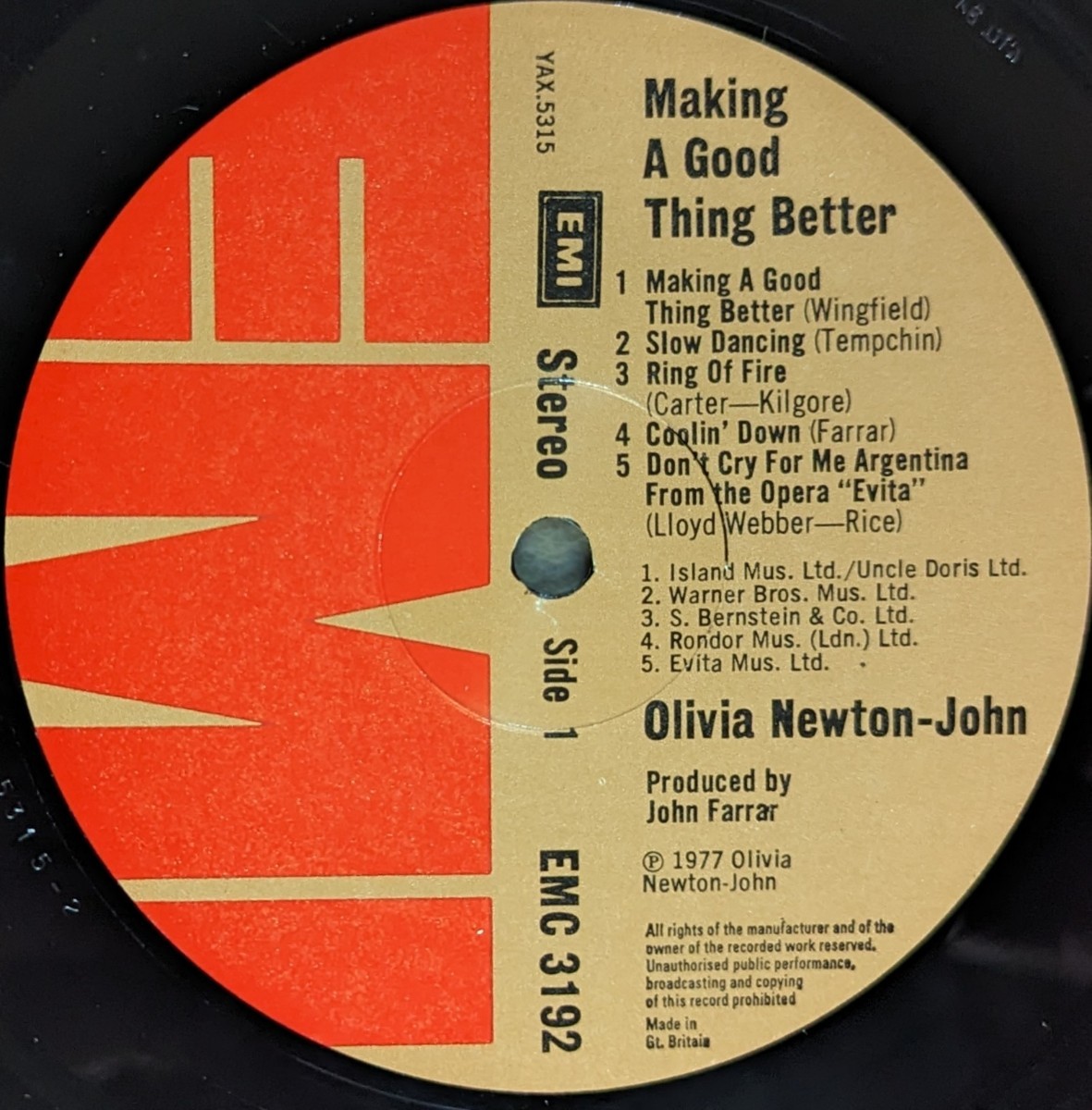 Olivia Newton John-Making A Good Thing Better★英Orig.盤_画像5