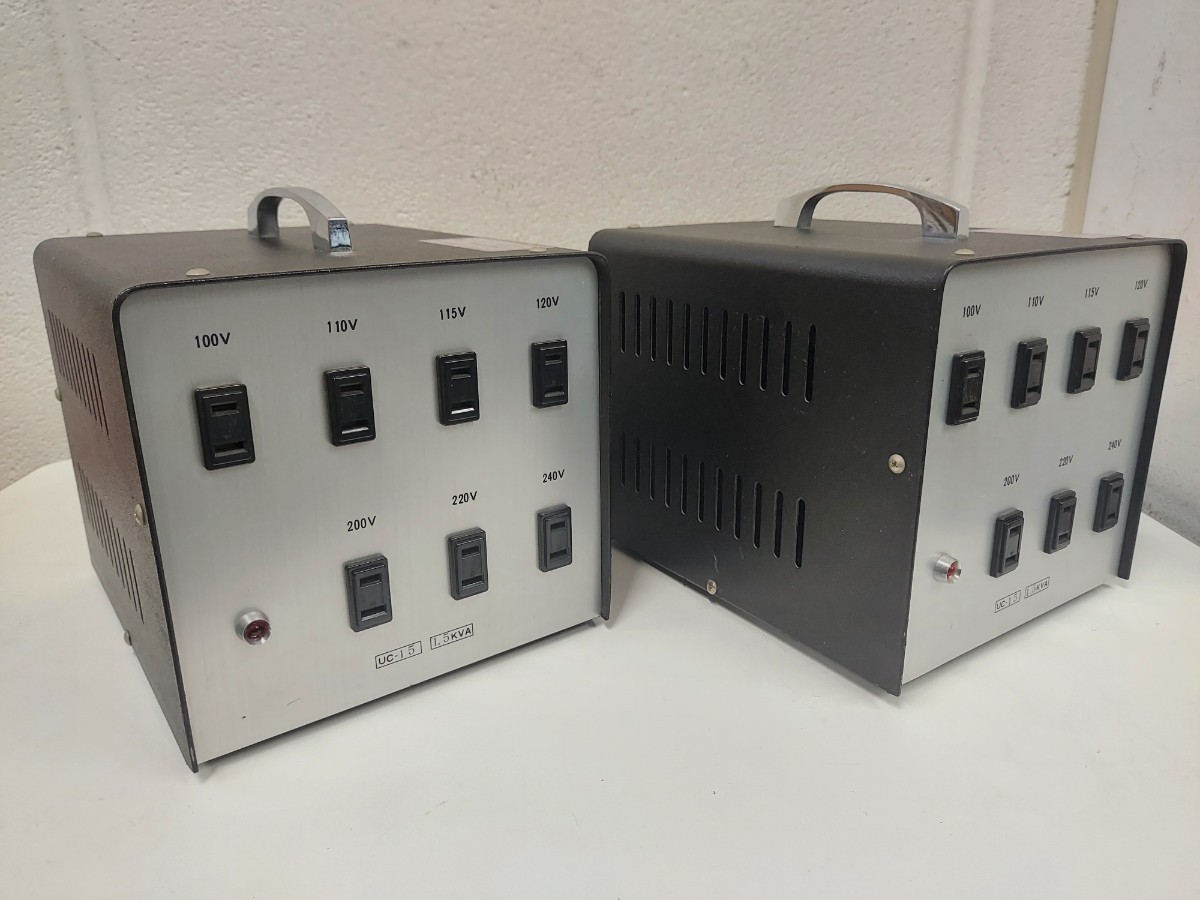 C2A【石千CACTO12有】日動工業 トランス TB-EK300D-W(200Vから100V変換