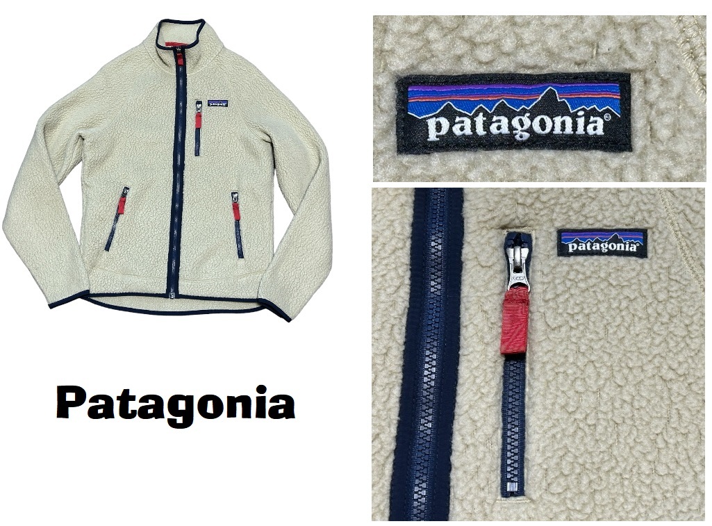 未使用パタゴニアPatagoniaレトロパイル・ジャケット☆アイボリー