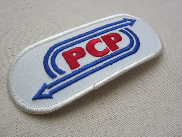 ビンテージ PCP ワッペン/パッチ 企業 USA 古着 アメリカ アメカジ カスタム キャップ ワークシャツ 127_画像4