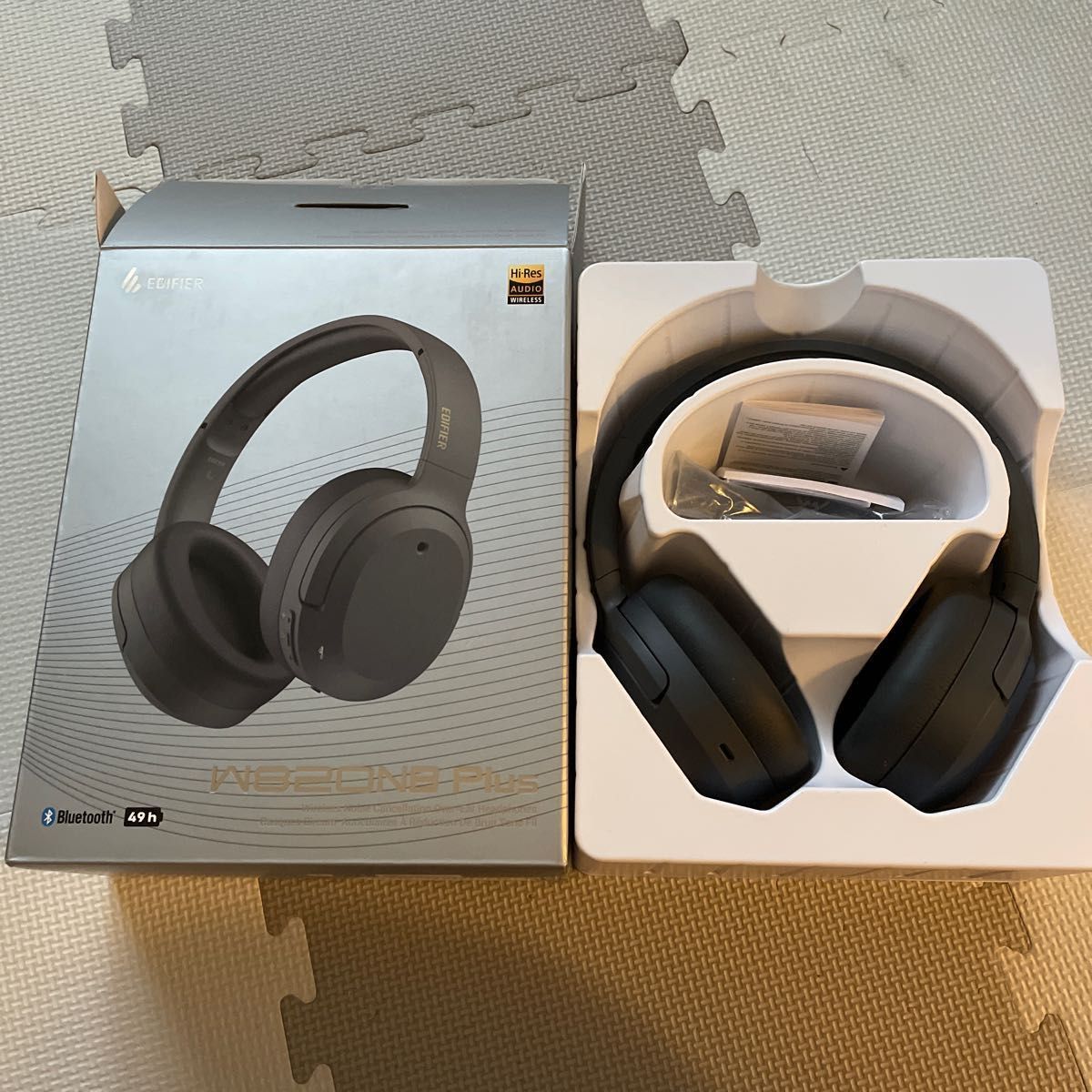 開封未使用品Edifier W820NB Plus 【LDAC対応】 ワイヤレス ノイズキャンセリング ヘッドホン