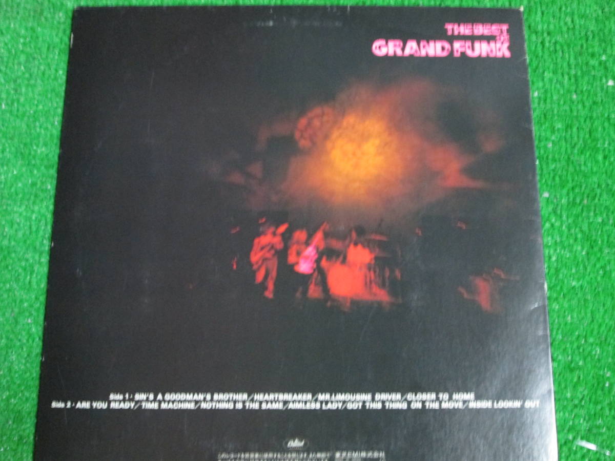 【送料無料】中古レコード ★GRAND FUNK RAILROAD/THE BEST OF GRAND FUNK ☆グランド・ファンク・レイルロード ECS-50132_画像2