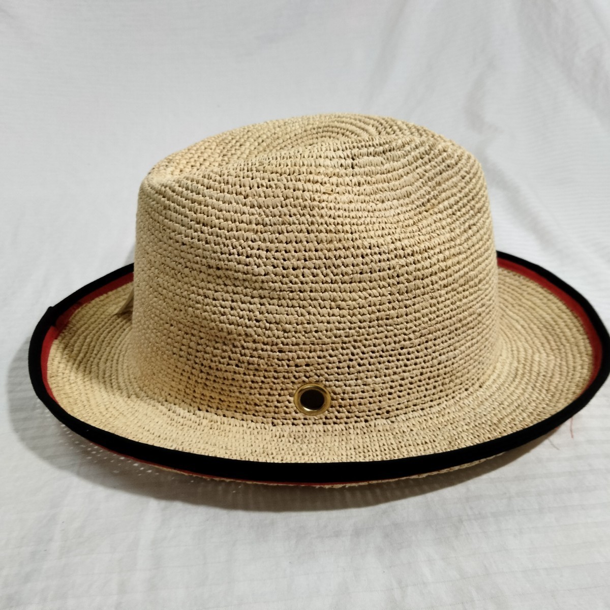 エクアアンディーノ パナマ　ハット　中折れ　ハット　Ecua-Andino panama hats　ストローハット　麦わら帽子　日差避　紫外線対策　帽子_画像3