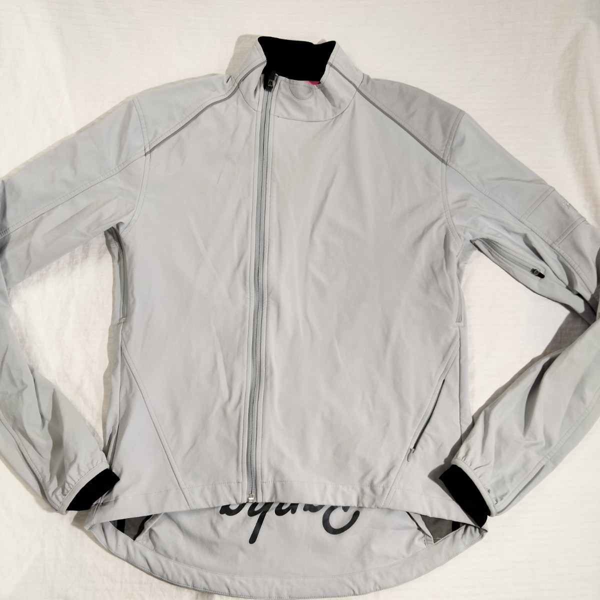 半額】 Rapha SOFTSHELL ストレッチ 防風 透湿 グレー L 自転車用