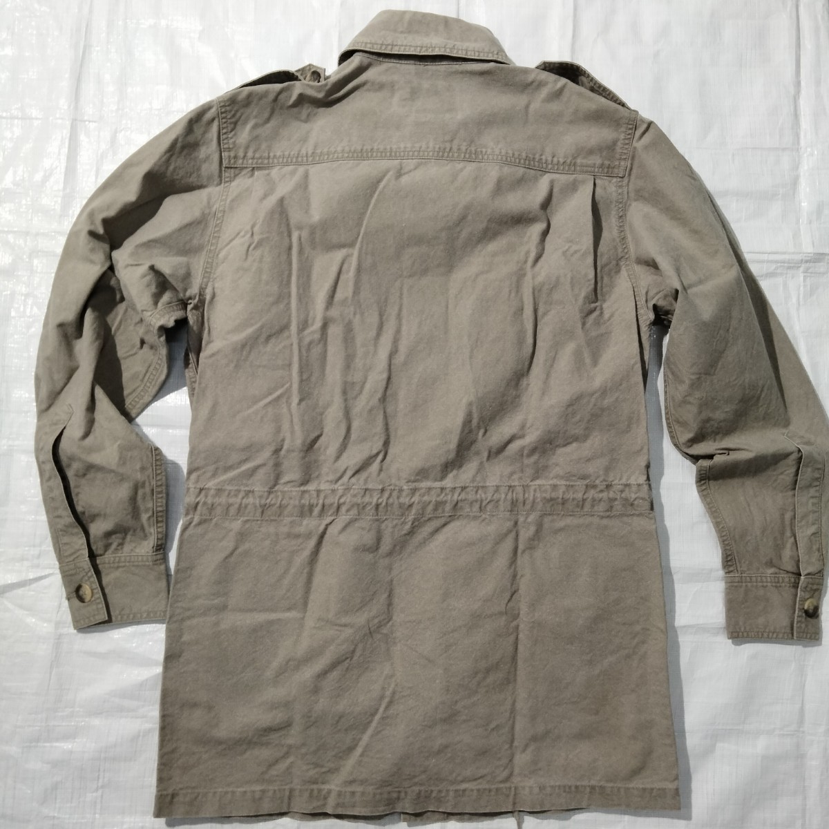 80年代 80'S バナナリパブリック BANANA REPUBLIC 旧タグ バナナ リパブリック カーキ ベージュ safari jacket サファリ ジャケット_画像5