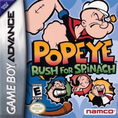 海外限定版 海外版 ゲームボーイアドバンス ポパイ Popeye Rush for Spinach_画像1
