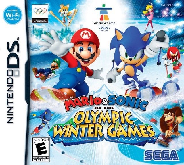 海外限定版 海外版 DS マリオ&ソニック AT バンクーバーオリンピック Mario & Sonic At The Olympic Winter Games_画像1
