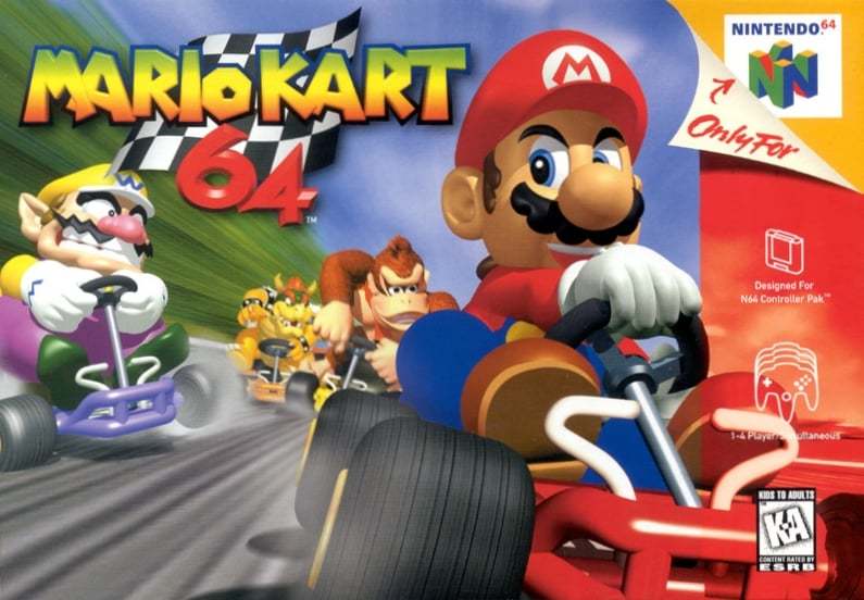 ★送料無料★北米版 Mario Kart 64 マリオカート64 Nintendo 64 N64