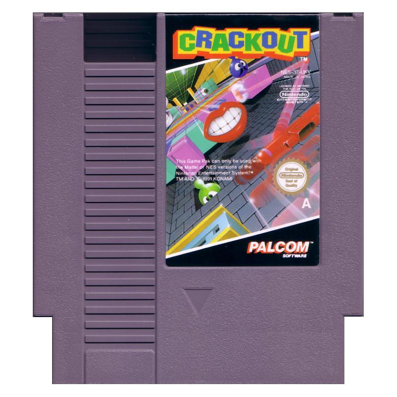 ☆送料無料☆北米版 ファミコン Crackout NES 謎の壁 ブロックくずし-