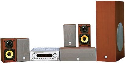 [ б/у ] DENON Denon домашний театр (эффект живого звука) система под дерево DHT-M370-MM