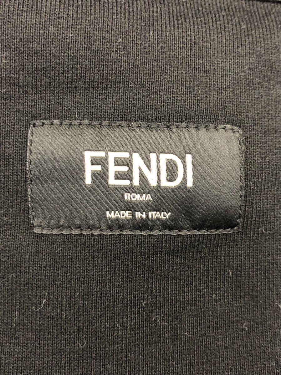 新品未使用 フェンディ FENDI ジョシュア ヴィーダス コラボ パーカー メンズ フーディ M ブラック 543061_画像7