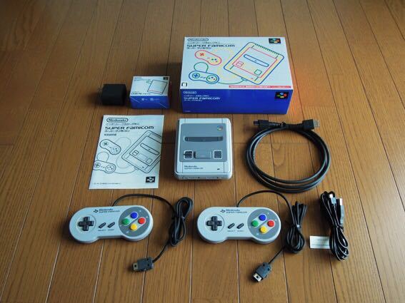  Nintendo Classic Mini Super Famicom USB AC adaptor set beautiful goods 