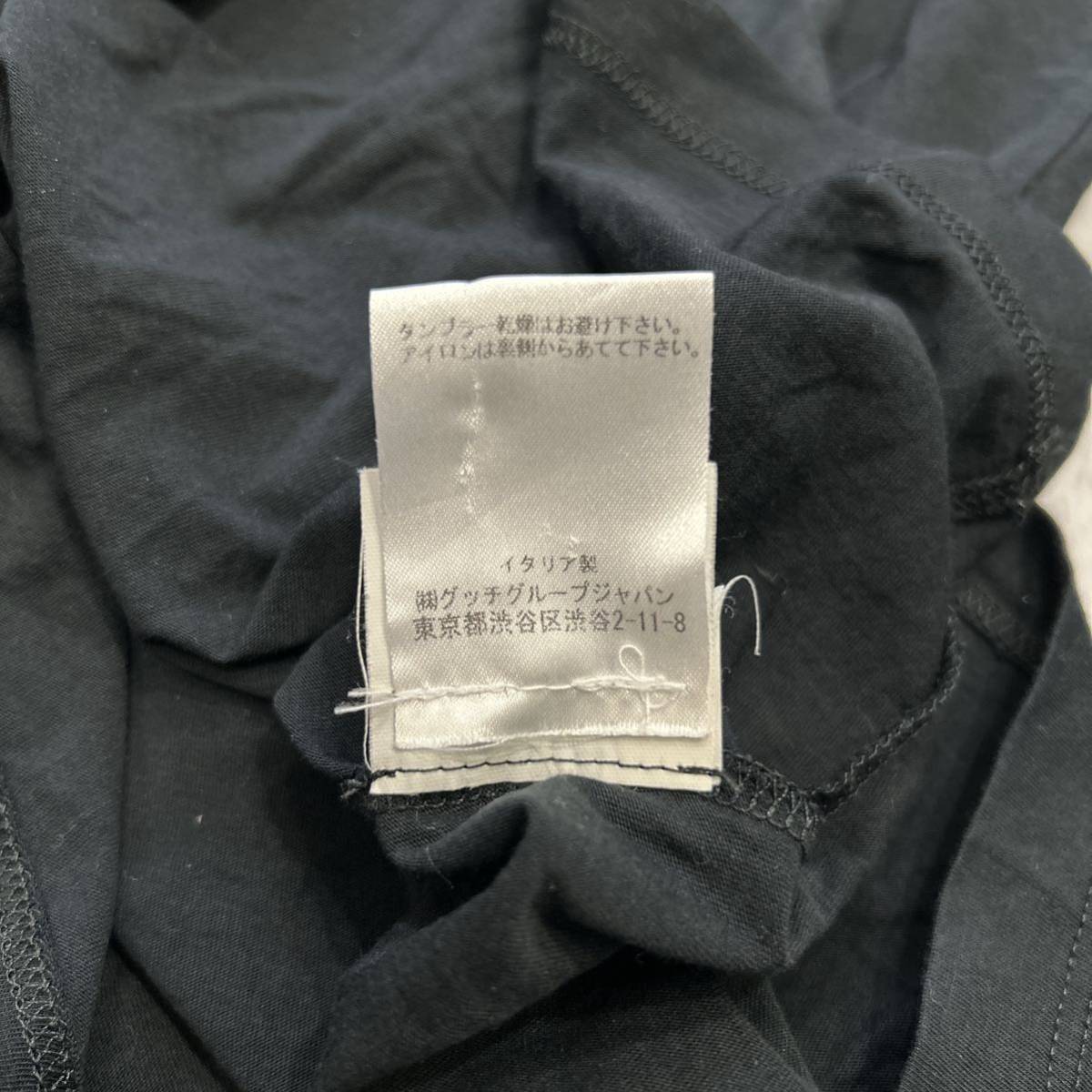 A @ イタリア製 '高級ラグジュアリー服'『Yves Saint Laurent イヴサンローラン』長袖 COTTON Vネック Tシャツ / カットソー XS トップスの画像6