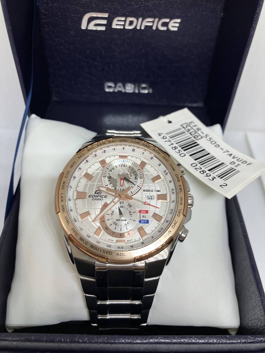 新品】 【ジャンク品】CASIO EFR-550D-7AVUDF 腕時計 EDIFICE