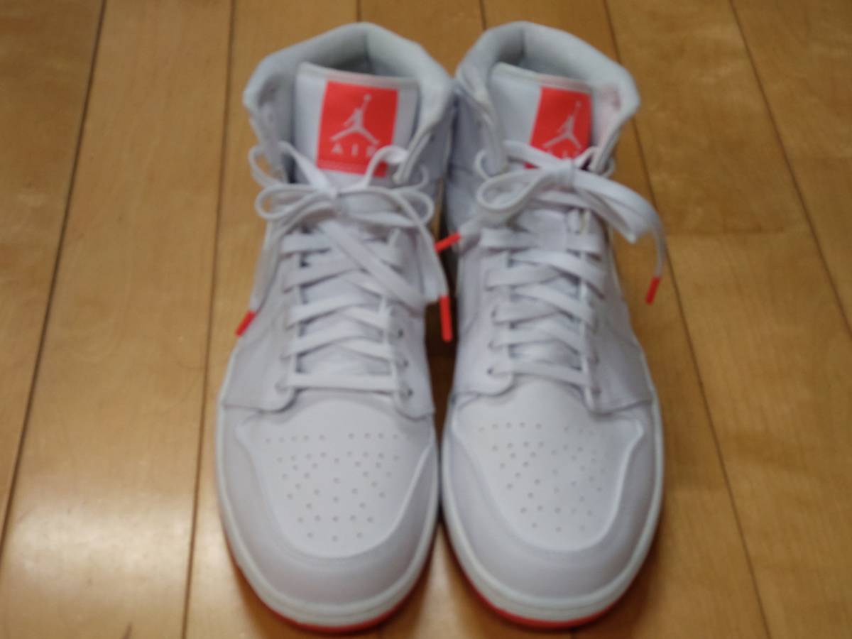 NIKE　ナイキ　AIR JORDAN1 MID PREMIUM　エアジョーダン１ミッドプレミアム　インフラレッド23　INFRARED　サイズUS13　667399-123_画像6